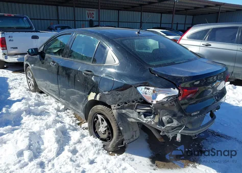 2021 Chevrolet Onix из США, поврежденный, VIN 3G1MA5E24ML128524